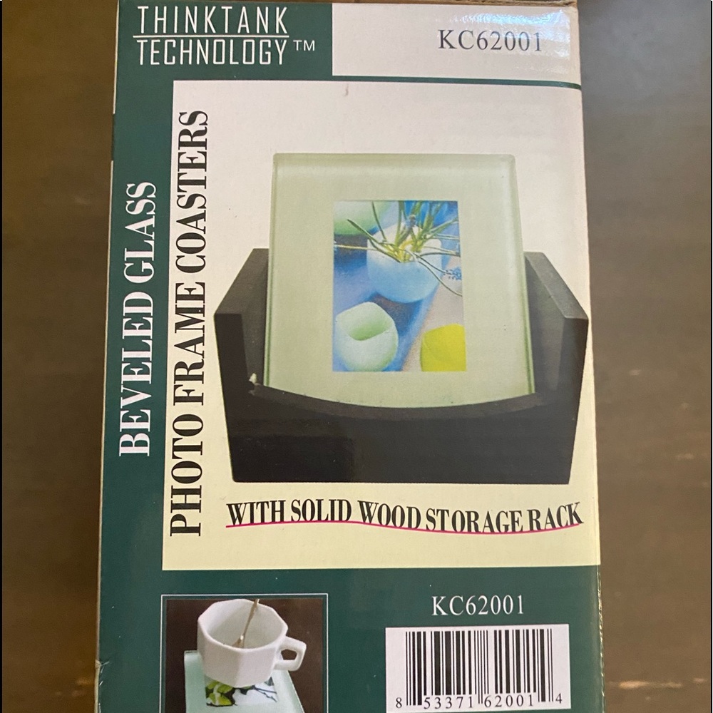 Beveled Glass Frame CoasterS - Picture 4 of 4